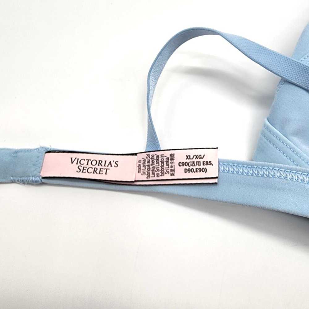 Victoria's Secret Light Blue Scalloped Bralette XL - Picture 5 of 7